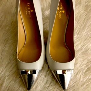Kate Spade White pumps